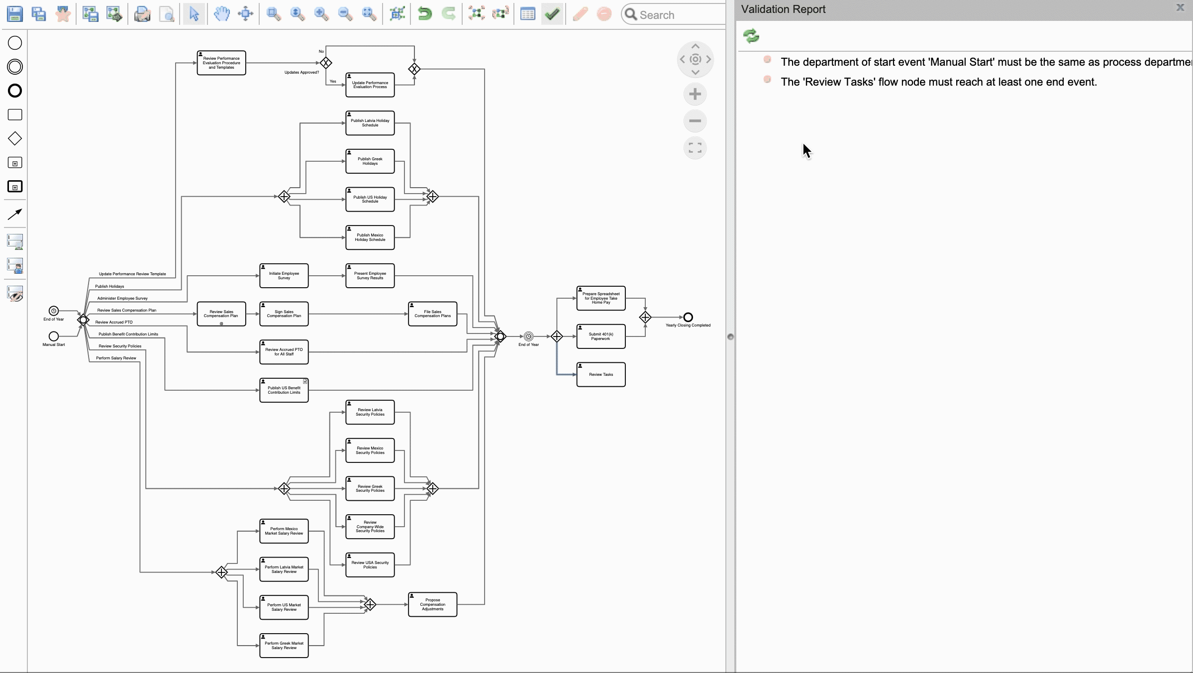 Built-in process validation saves time and ensures success