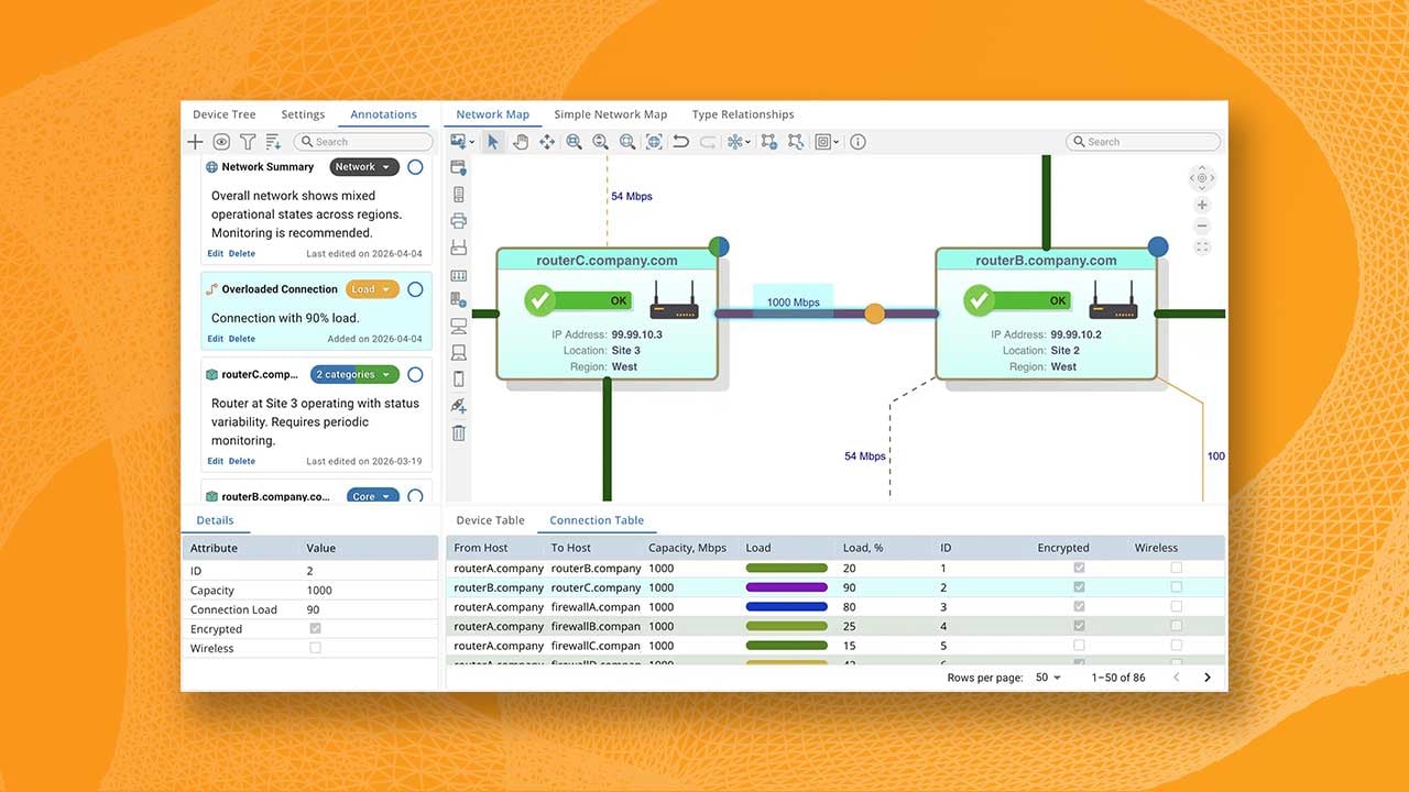 Tom Sawyer Perspectives powerful new annotation framework enables users to add rich, contextual notes directly to nodes and edges in graphs.