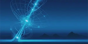 Concept showing cyber connections and network