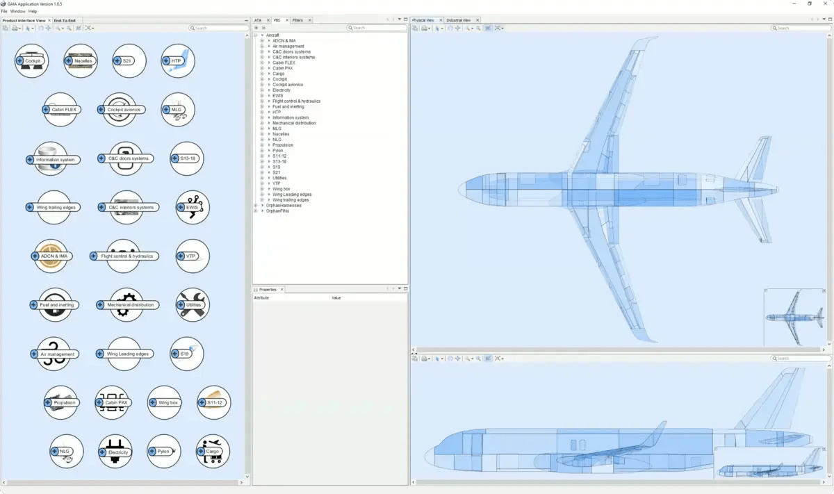 Tom Sawyer Software and Skydea application that navigates engineering data across logical and physical layers of design