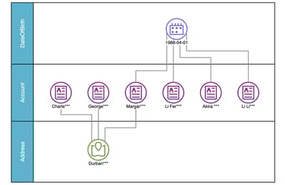 Perspectives swimlanes add at-a-glance categorization of data elements