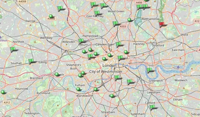 Road Safety graph application example